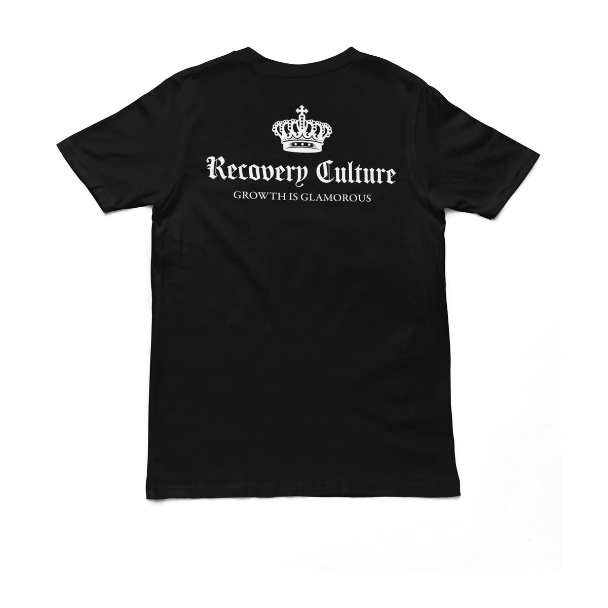 Recovery Culture Tee – Growth Is Glamorous | Premium Unisex Woman's Sobriety Tee - AA NA
